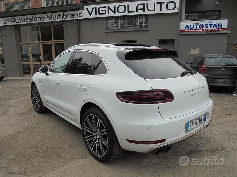 Usata Porsche Macan Turbo Performance Package 441 CV (324 kW) 2018 Bianco SUV
