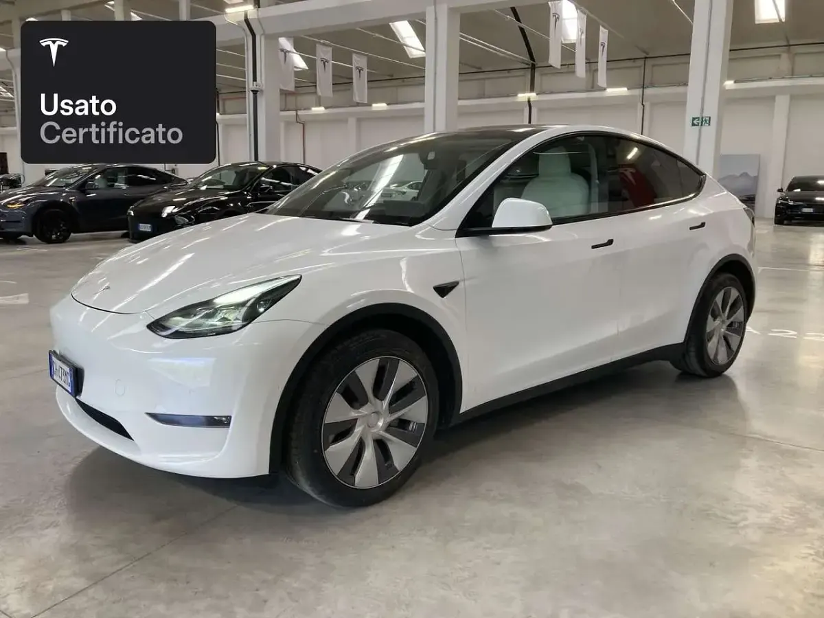 Usata Tesla Model Y Long Range AWD 258 kW (351 CV) 2022 Pearl white multicoat SUV