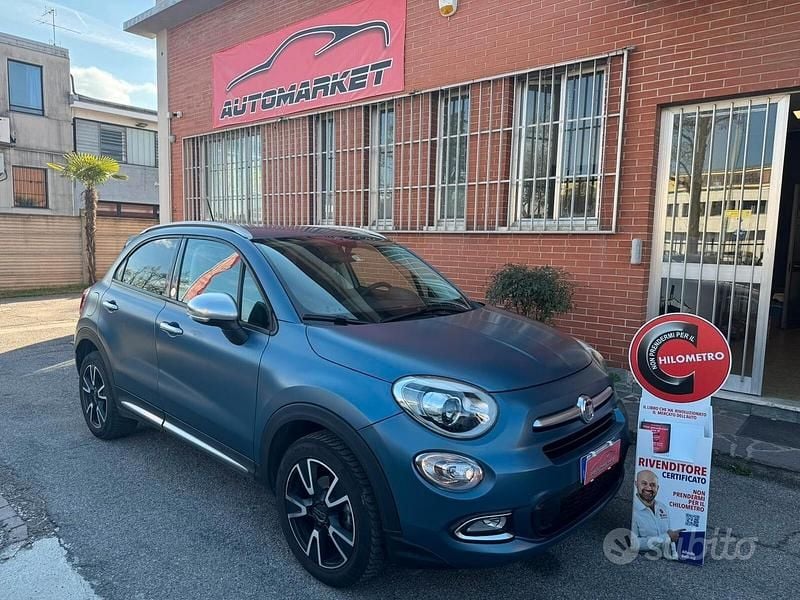 Usata Fiat 500X S 95 CV (69 kW) 2018 Blu SUV