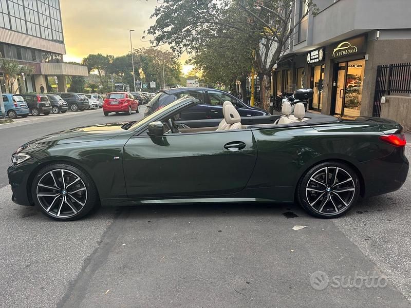 Usata BMW 420 Cabriolet M Sport 184 CV (135 kW) 2021 Verde Cabrio