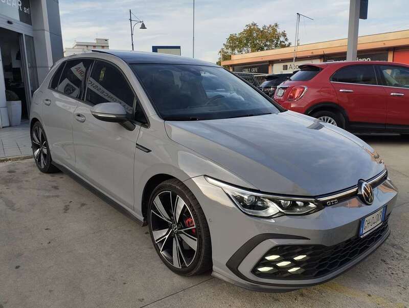 Usata VW Golf VIII GTD 200 CV (147 kW) 2020 Grigio Berlina