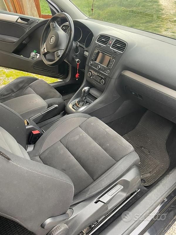 Usata VW Golf VI 140 CV (102 kW) 2011 Nero Utilitaria