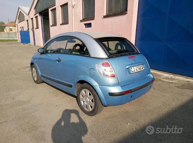 Usata Citroën C3 Pluriel 109 CV (80 kW) 2003 Blu Cabrio