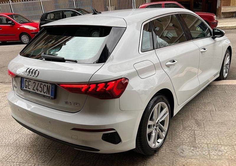 Usata Audi A3 Sport 150 CV (110 kW) 2021 Bianco Berlina
