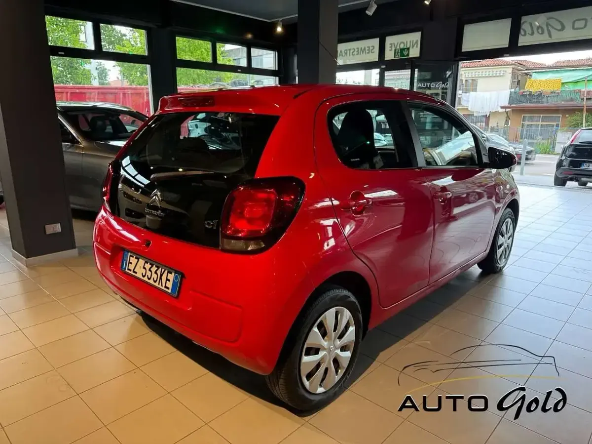 Usata Citroën C1 Shine 69 CV (50 kW) 2015 Rosso Utilitaria