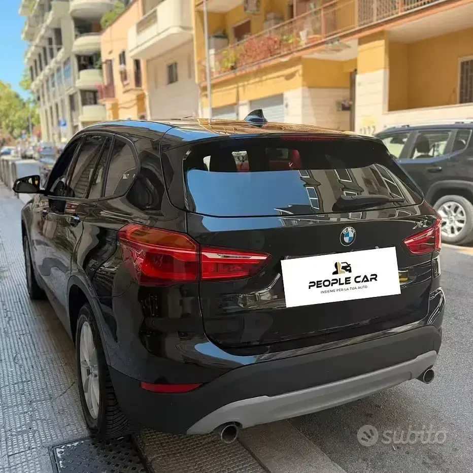 Usata BMW X1 Efficient Dynamics 190 CV (139 kW) 2016 Nero SUV