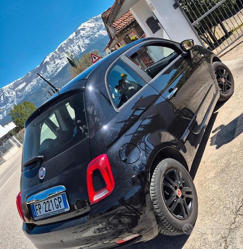 Usata Fiat 500 95 CV (69 kW) 2018 Nero Berlina