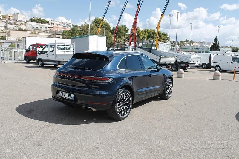 Usata Porsche Macan 245 CV (180 kW) 2018 Blu SUV