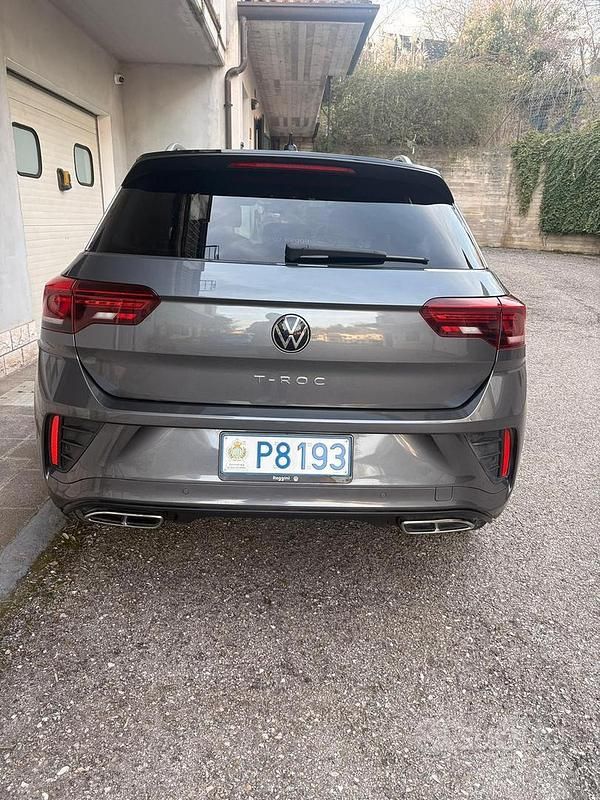 Usata VW T-Roc R-line 110 CV (80 kW) 2023 Grigio SUV