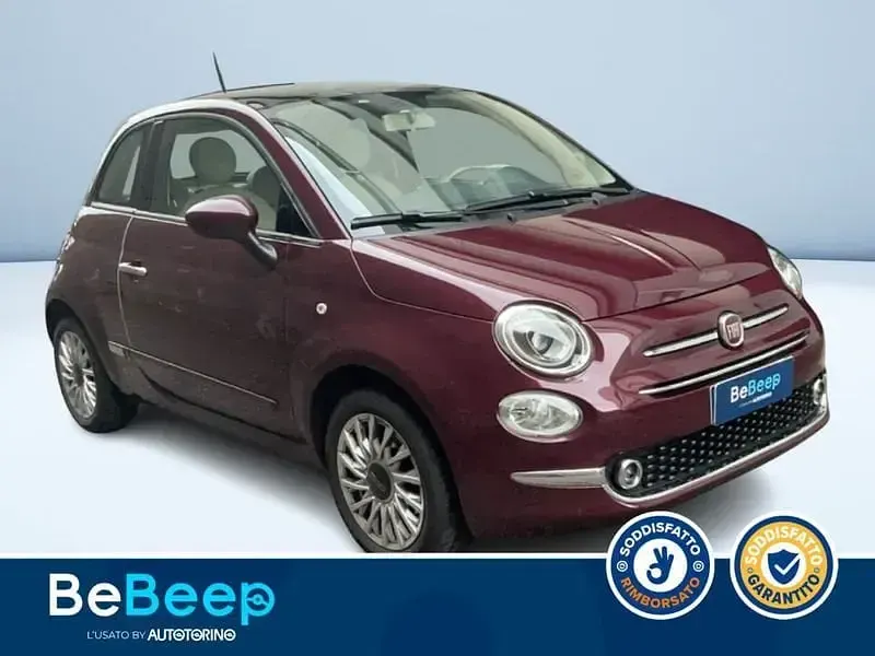 Usata Fiat 500 Lounge 69 CV (50 kW) 2016 Viola