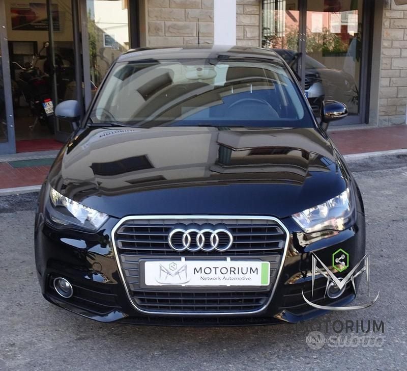 Usata Audi A1 Attraction 86 CV (63 kW) 2013 Nero Utilitaria