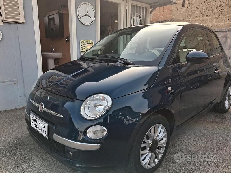 Usata Fiat 500C 69 CV (50 kW) 2015 Blu Cabrio