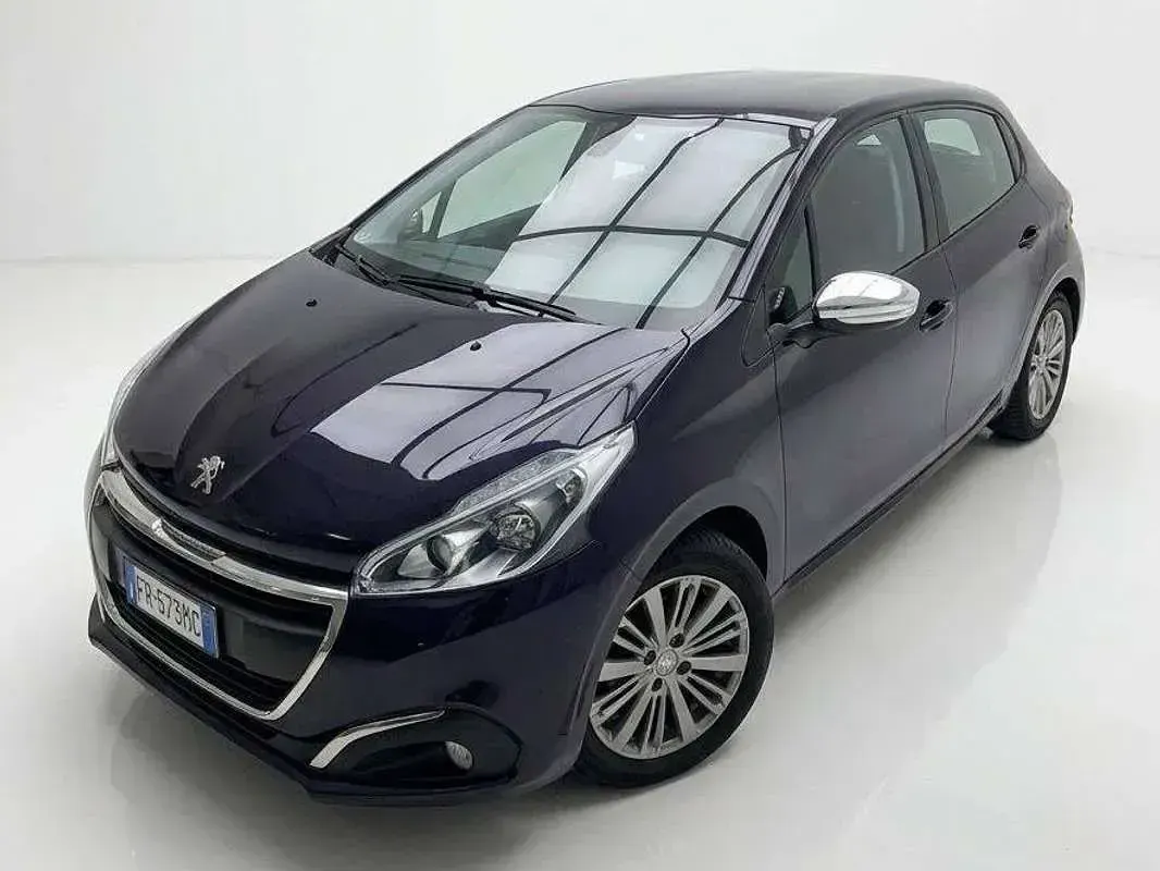 Usata Peugeot 208 Allure 75 CV (55 kW) 2018 Blu/azzurro Utilitaria