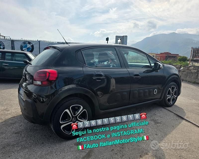 Usata Citroën C3 Shine 75 CV (55 kW) 2018 Nero Utilitaria