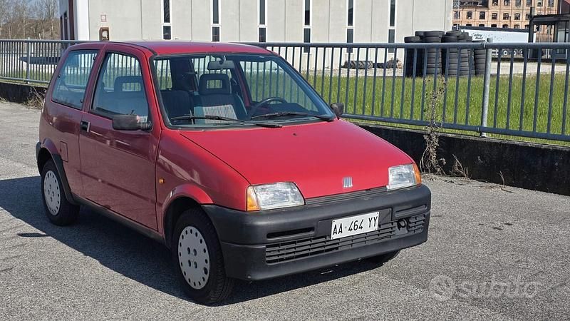 Usata Fiat Cinquecento 39 CV (28 kW) 1995 Rosso Utilitaria