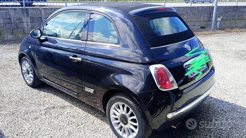 Usata Fiat 500C 2010 Nero Cabrio