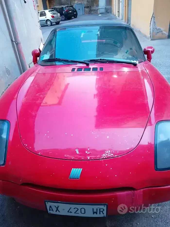 Usata Fiat Barchetta 131 CV (96 kW) 1998 Rosso Cabrio