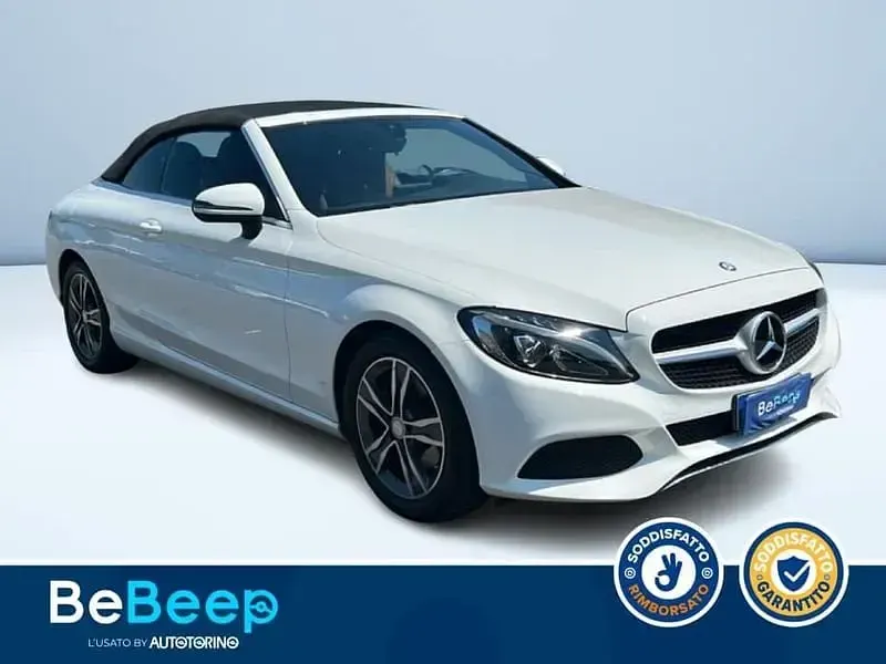 Usata Mercedes C220 2016 Bianco Cabrio