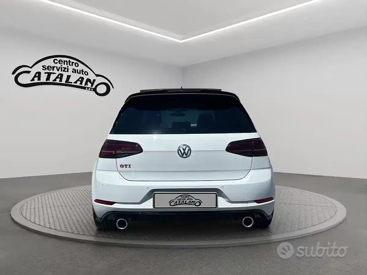 Usata VW Golf VII GTI 245 CV (180 kW) 2019 Bianco Berlina