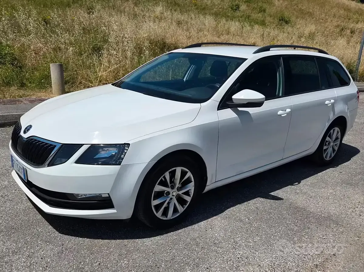 Usata Skoda Octavia G-TEC 131 CV (96 kW) 2019 Bianco Station wagon