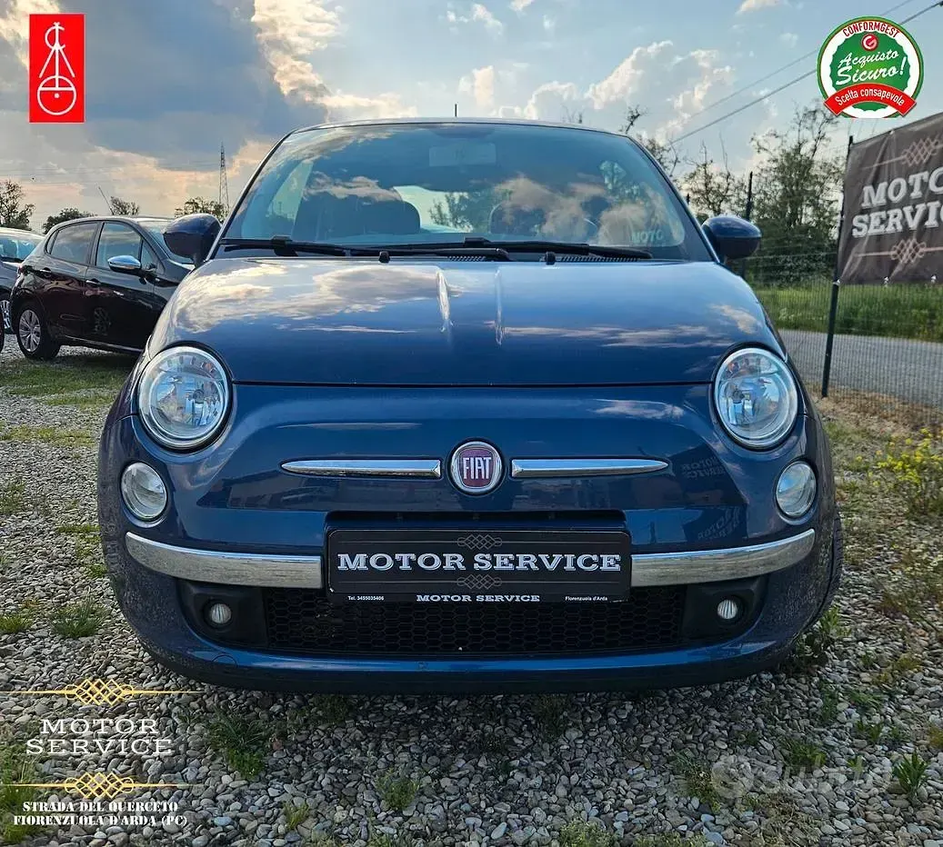 Usata Fiat 500 Lounge 69 CV (50 kW) 2013 Bluazzurro Berlina