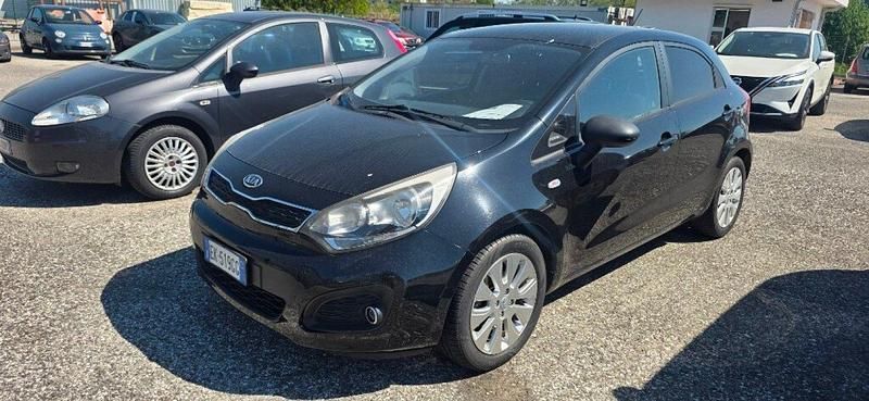 Usata Kia Rio EX 75 CV (55 kW) 2012 Nero Berlina