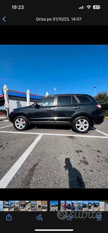 Usata Hyundai Santa Fe 2010 Blu SUV