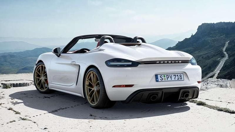 Usata Porsche 718 Spyder 420 CV (308 kW) 2023 Bianco carrara Cabrio