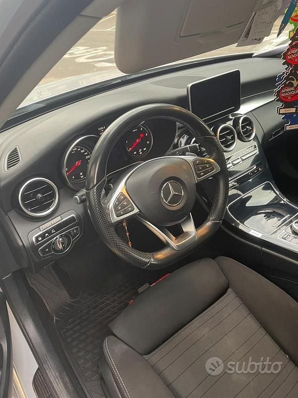 Usata Mercedes C220 170 CV (125 kW) 2015 Grigio Station wagon