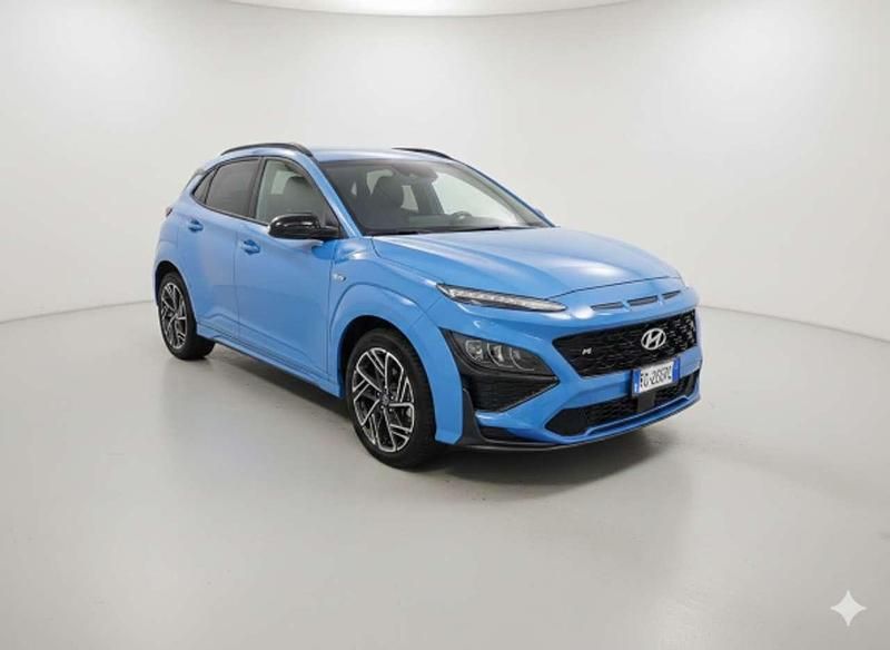 Usata Hyundai Kona N Line 120 CV (88 kW) 2021 Blu/azzurro SUV