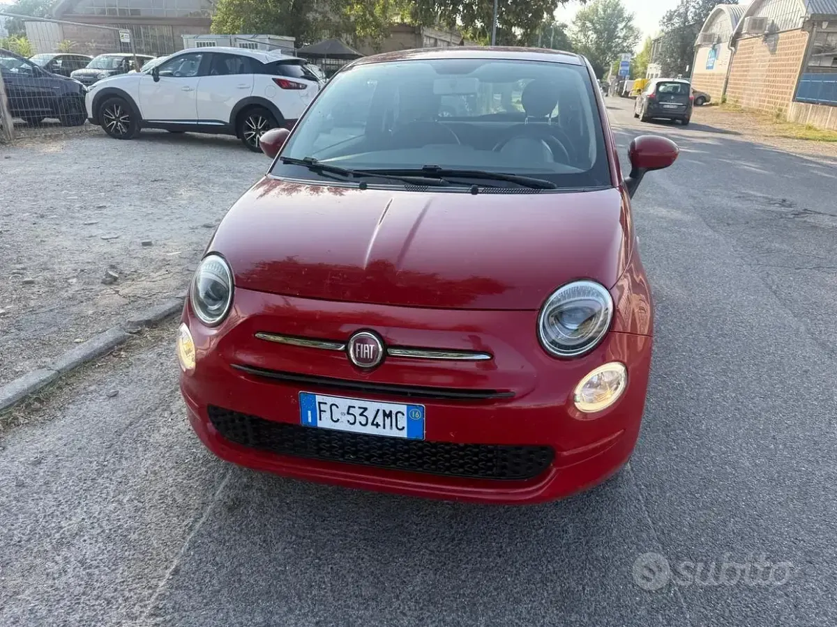 Usata Fiat 500 Pop 69 CV (50 kW) 2016 Rosso Berlina