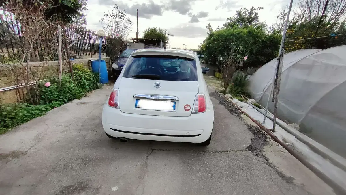Usata Fiat 500 Pop 69 CV (50 kW) 2009 Bianco Cabrio