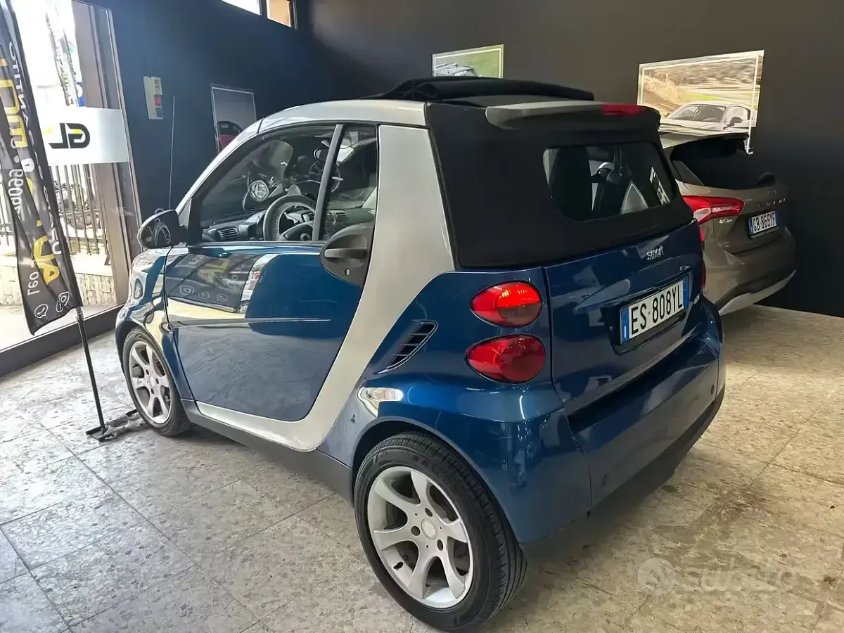 Usata Smart ForTwo Cabrio Pure 71 CV (52 kW) 2008 Blu Cabrio