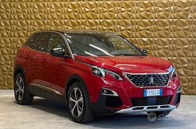 Usata Peugeot 3008 GT-line 131 CV (96 kW) 2019 Rosso SUV
