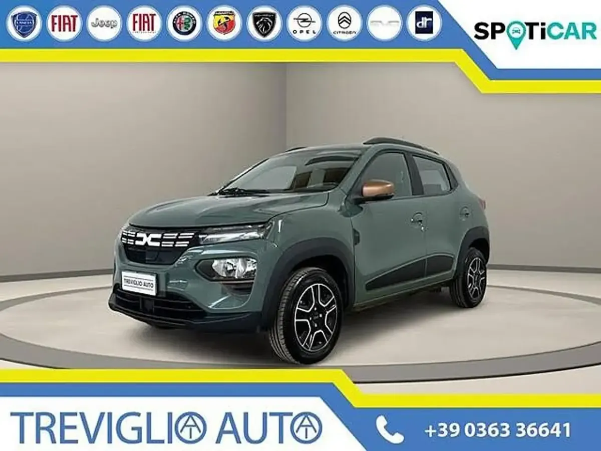 Usata Dacia Spring Extreme 47 kW (65 CV) 2023 Verde / pastello Utilitaria