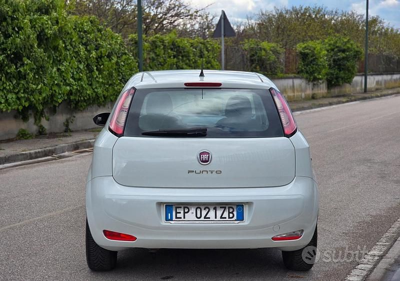 Usata Fiat Punto Easy 75 CV (55 kW) 2014 Bianco Utilitaria