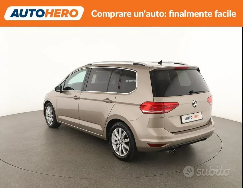 Usata VW Touran Highline 150 CV (110 kW) 2016 Beige Monovolume