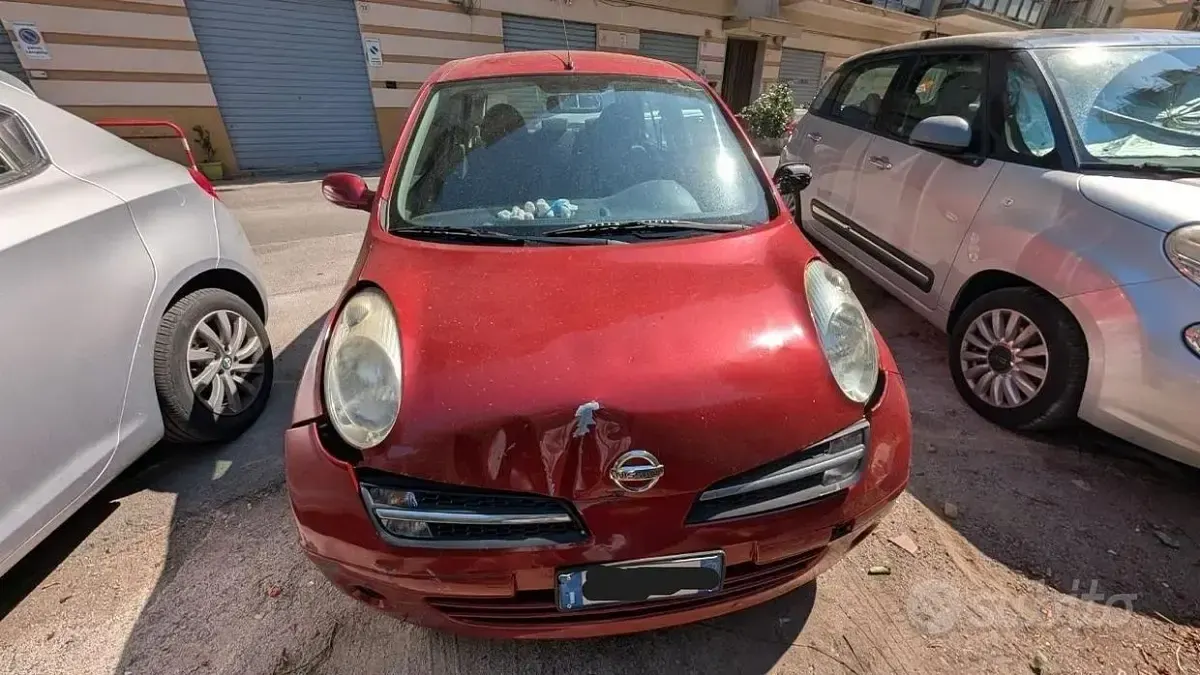 Usata Nissan Micra 80 CV (58 kW) 2007 Rosso Berlina