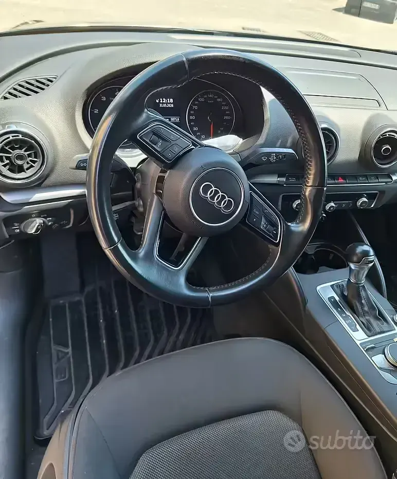 Usata Audi A3 116 CV (85 kW) 2018 Nero Berlina