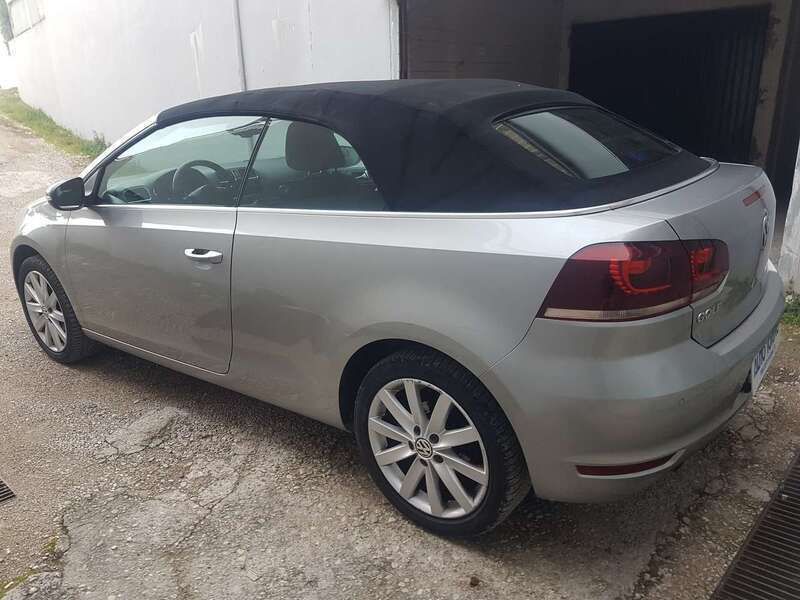 Usata VW Golf Cabriolet 105 CV (77 kW) 2012 Argento Cabrio