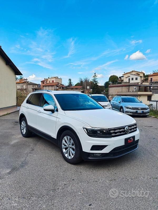 Usata VW Tiguan Business 115 CV (84 kW) 2018 Bianco SUV
