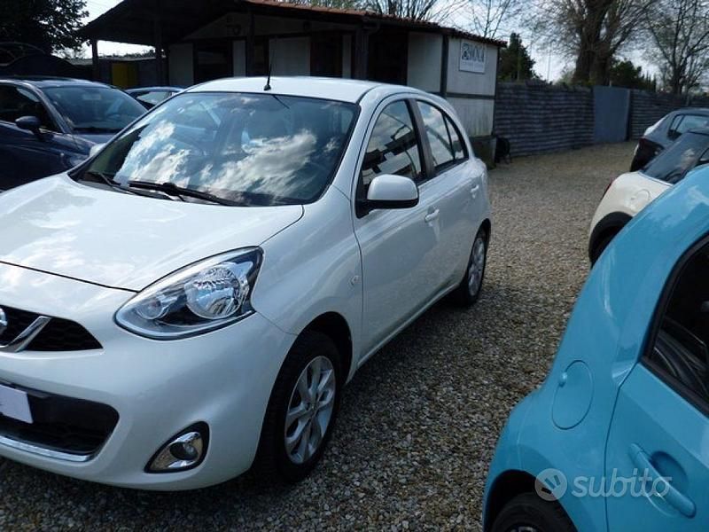 Usata Nissan Micra Acenta 80 CV (58 kW) 2016 Bianco Utilitaria