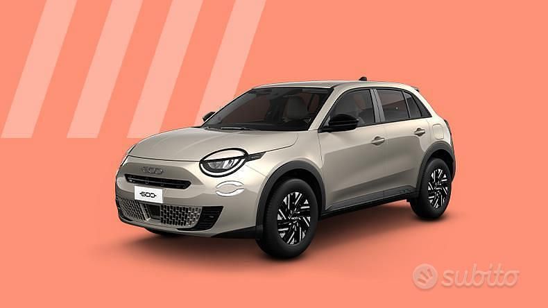 Nuova Fiat 600 101 CV (74 kW) 2025 Rosso SUV