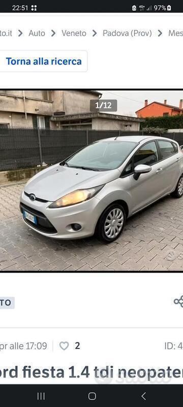 Usata 2011 Ford Fiesta Due volumi | 4700 € (Cara) - Immagine 1/1
