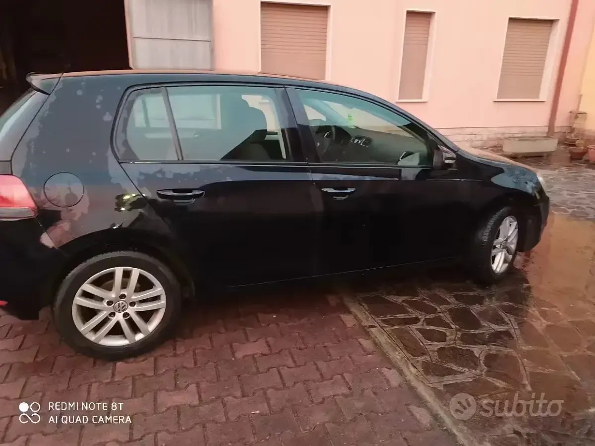 Usata VW Golf VI 105 CV (77 kW) 2010 Nero Utilitaria