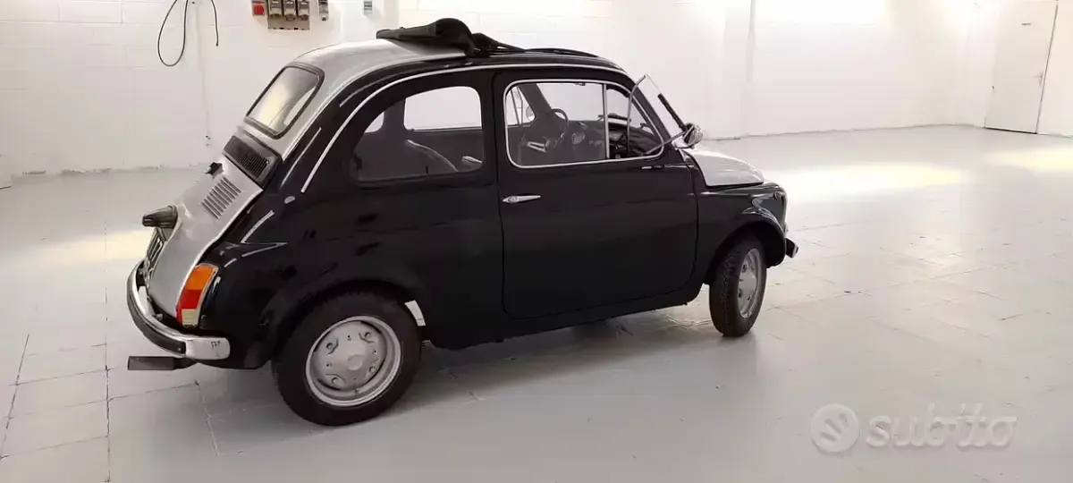 Usata Fiat 500C 19 CV (13 kW) 1970 Nero Cabrio