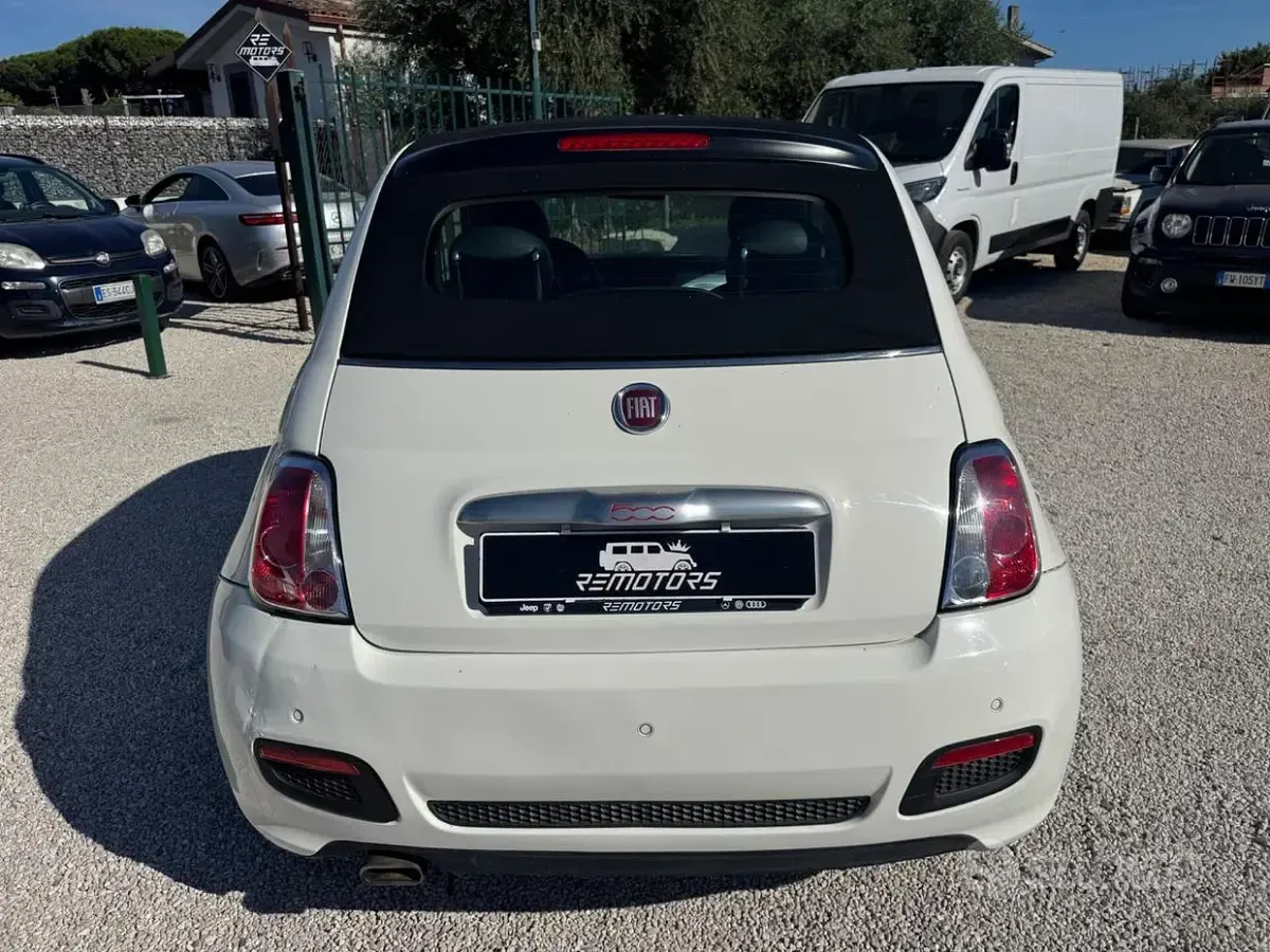Usata Fiat 500 Sport 69 CV (50 kW) 2015 Bianco Cabrio