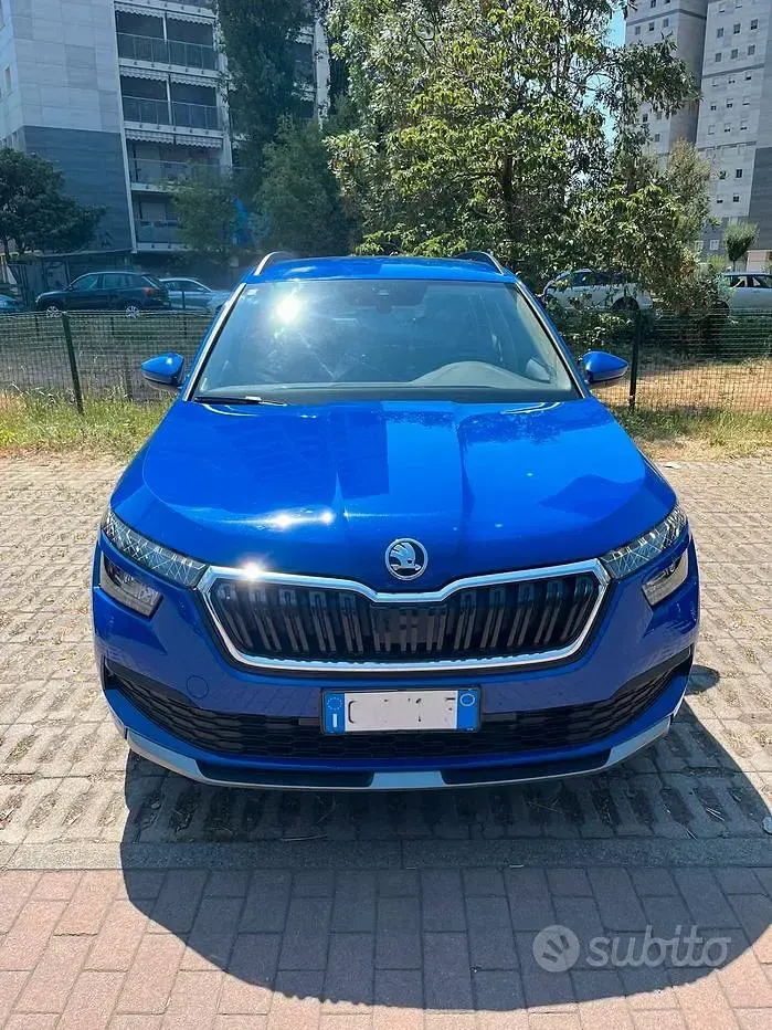 Usata Skoda Kamiq Ambition 110 CV (80 kW) 2023 Blu SUV