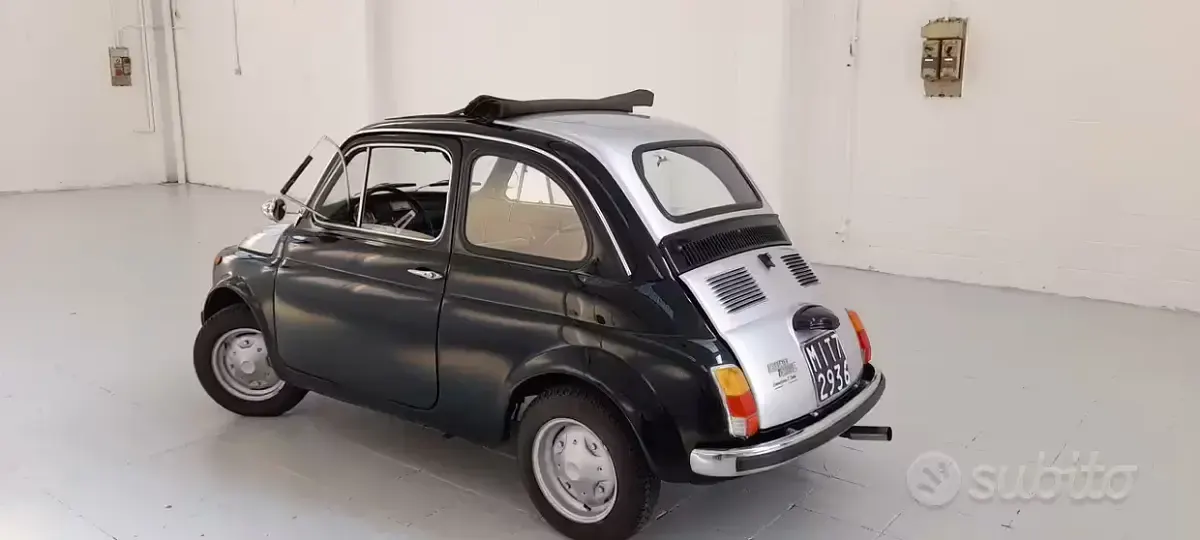 Usata Fiat 500C 19 CV (13 kW) 1970 Nero Cabrio