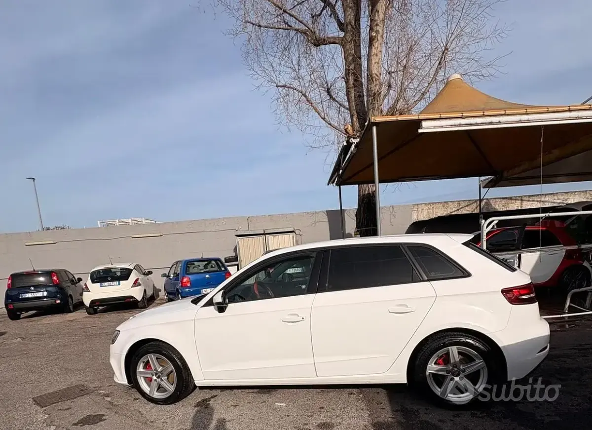 Usata Audi A3 116 CV (85 kW) 2019 Bianco Berlina